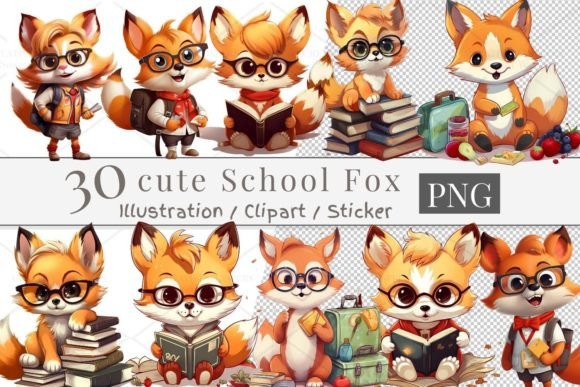 Download 30 Cute Fox Clipart, PNG 888 - Fox clipart Collection