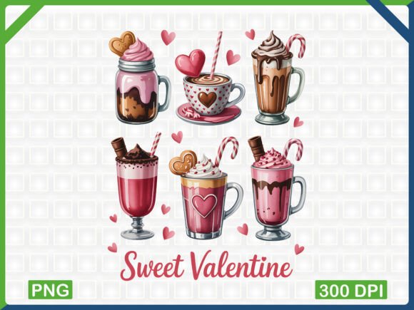Download Sweet Valentine Aesthetic Drink Clipart - Drink Collection