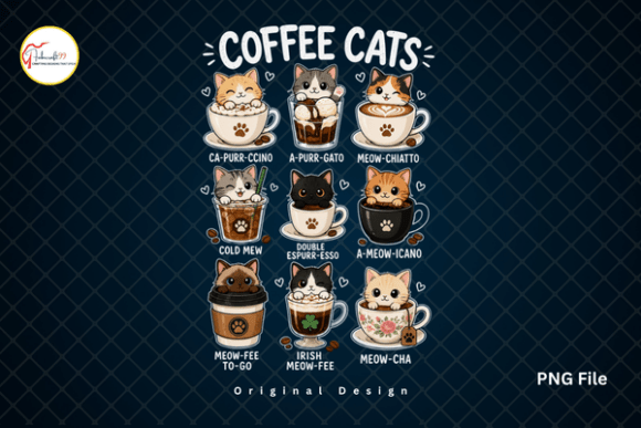 Download Funny Cat Coffee Drinks Coffee Cats PNG - Drink Collection