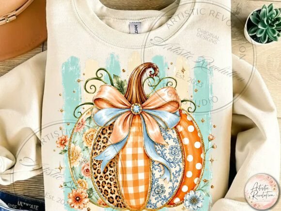 Download Striped Fall Pumpkin PNG Coquette Bow - Pumpkin png Collection